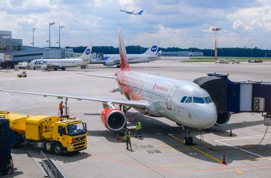 Airbus A319 авиакомпании Россия. Фото: Александр Геншер | TRAVELAVIABILET.RU
